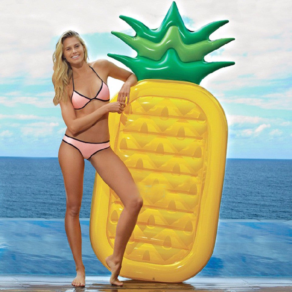 Giant Pineapple Pool Floating Bed