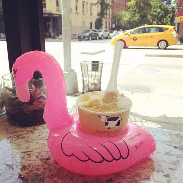 Mini Flamingo Floating Inflatable Drink Holder