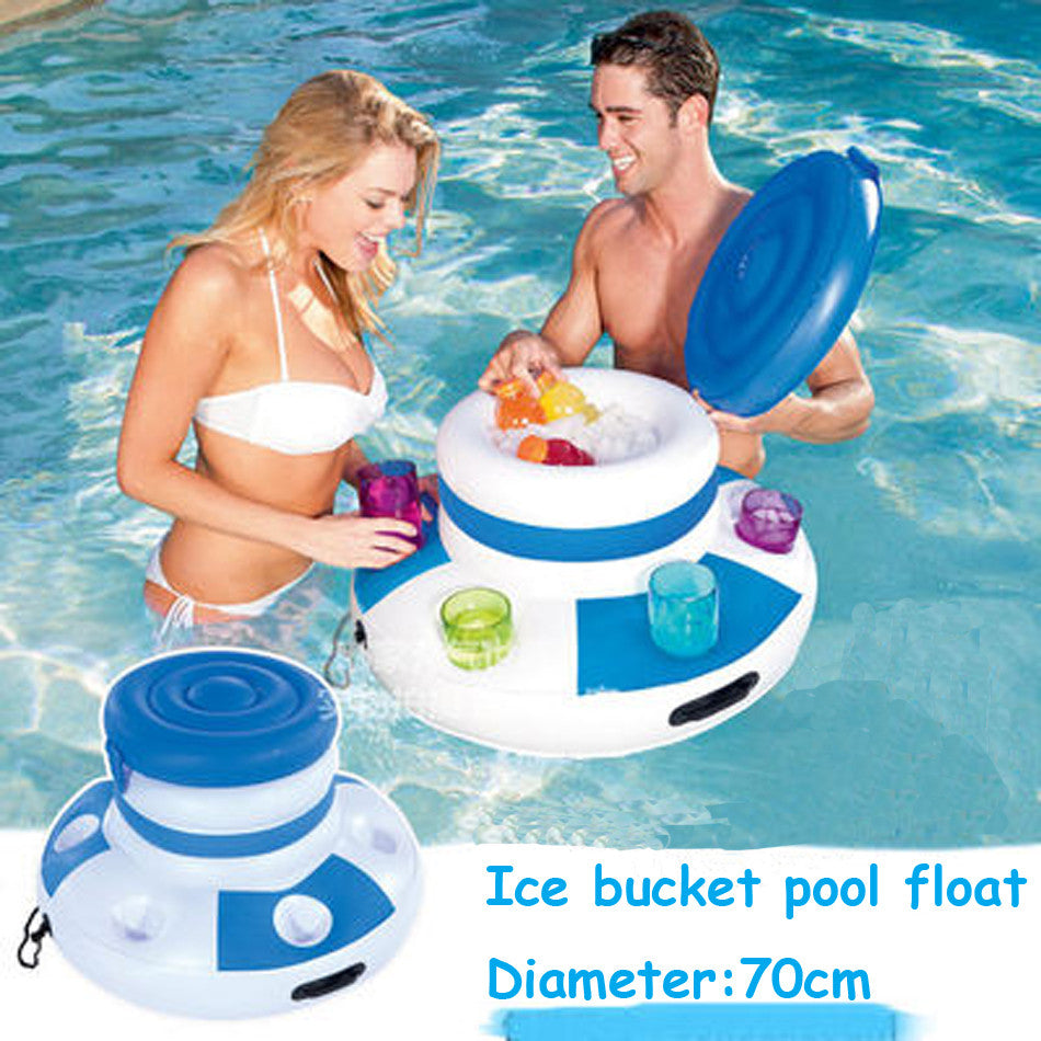 Inflatable Ice Bucket Pool Float