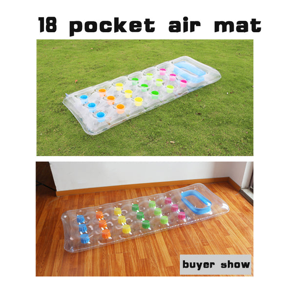 Aqua Inflatable Floating Pool Bed