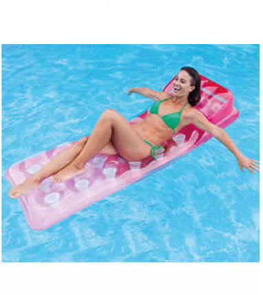 Aqua Inflatable Floating Pool Bed